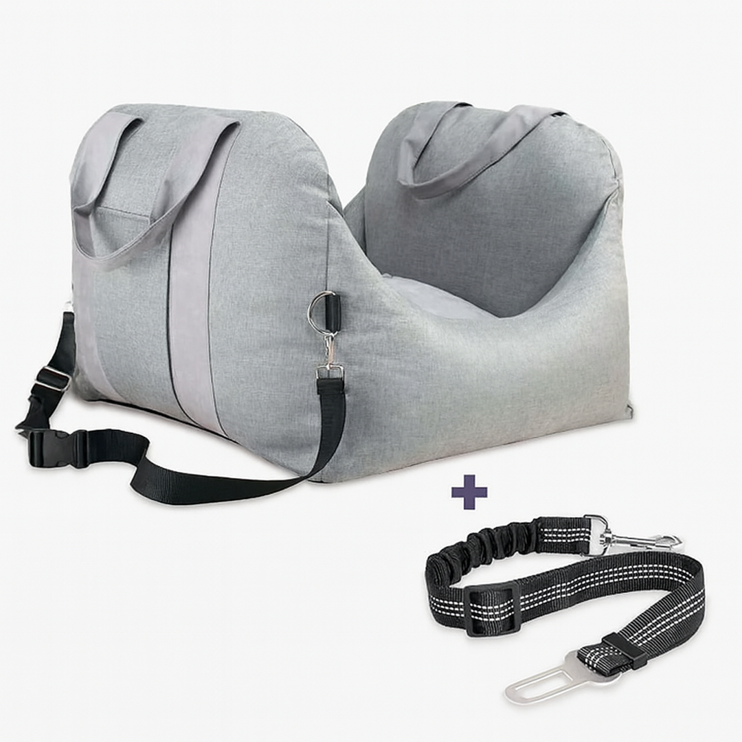 Legowisko Samochodowe dla Psa – Miękkie Przenośne Łóżko z Zdejmowanym Pokrowcem