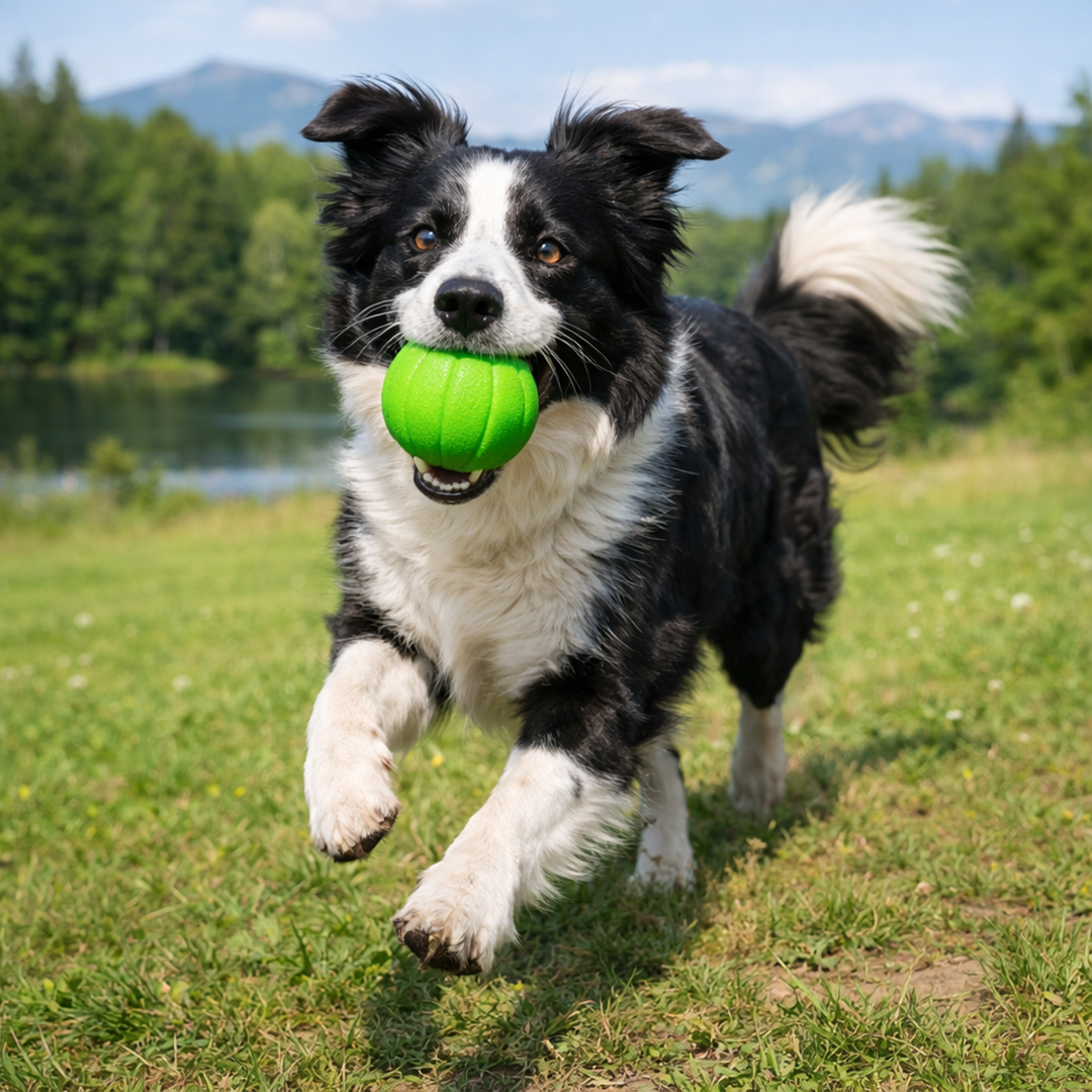 Wytrzymała piłka dla psów