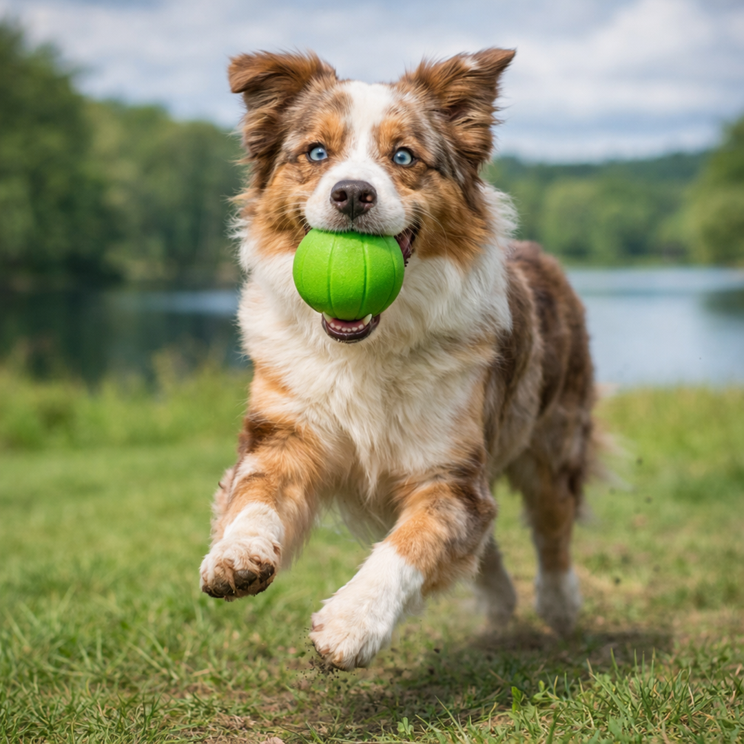 Wytrzymała piłka dla psów