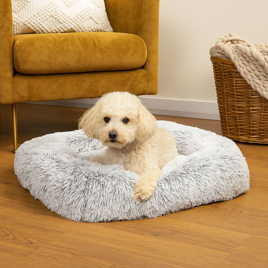 Legowisko Chmurowe dla Psa – Posłanie z Zdejmowanym Pokrowcem – Antypoślizgowy Spód