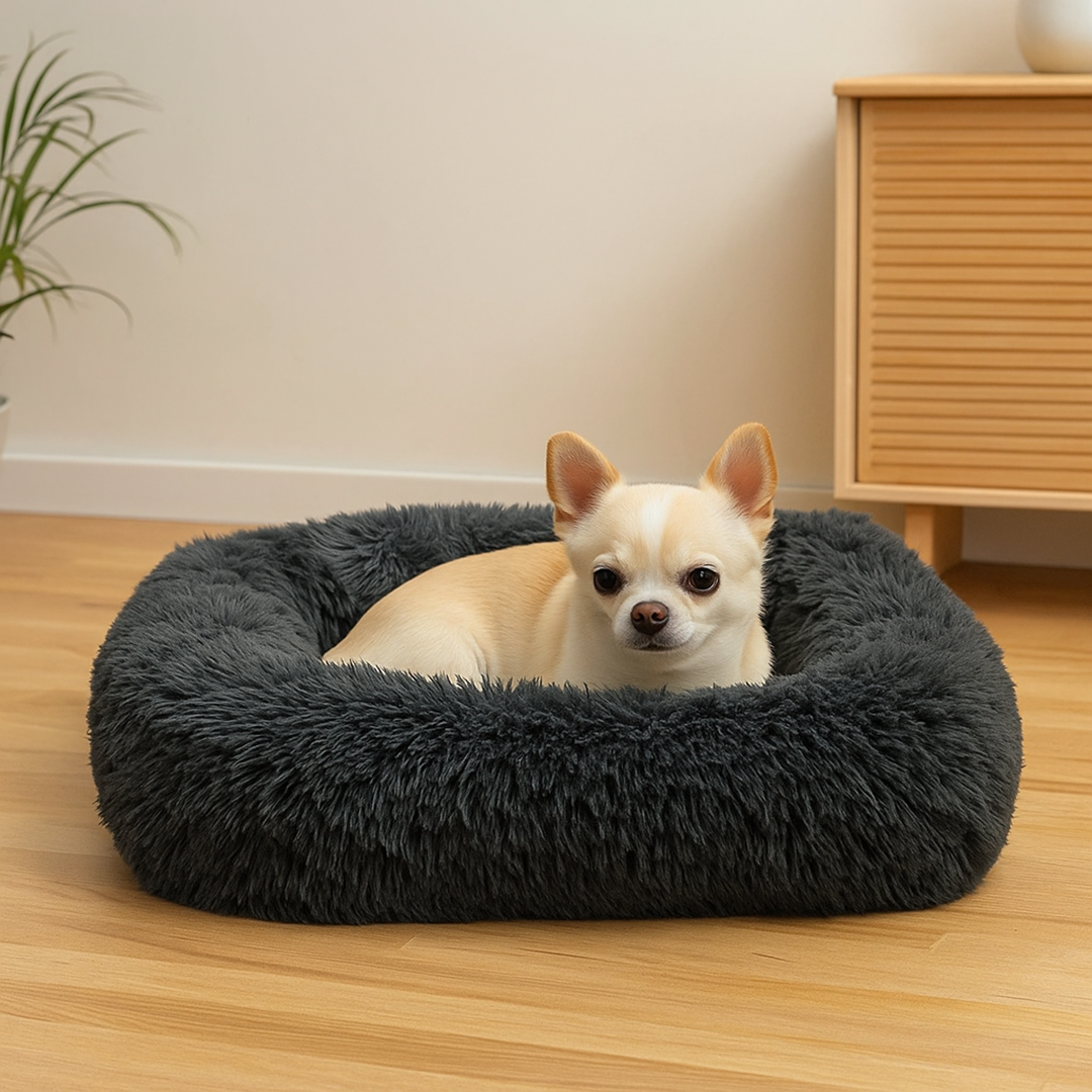 Legowisko Chmurowe dla Psa – Posłanie z Zdejmowanym Pokrowcem – Antypoślizgowy Spód