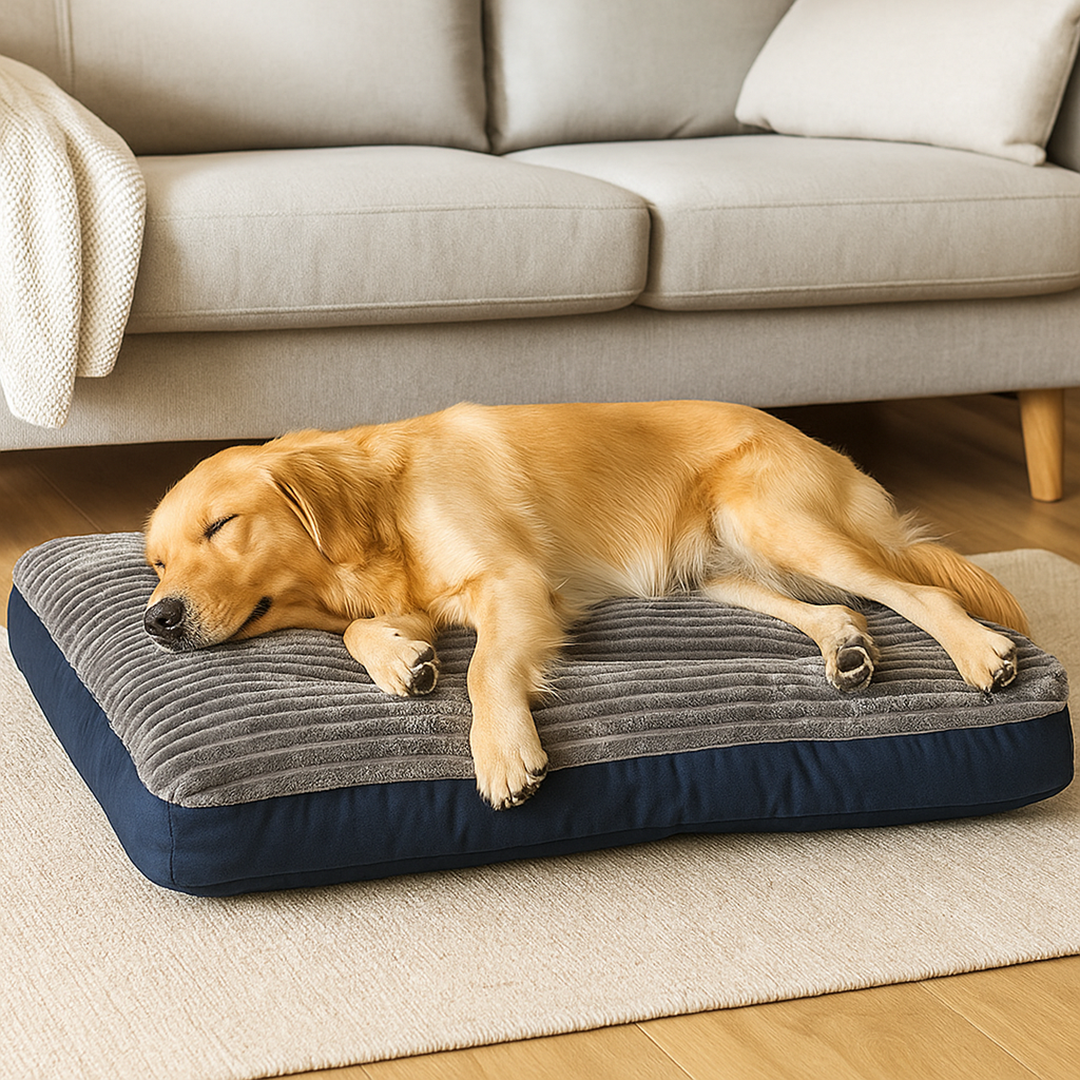 Legowisko dla Psa z Zdejmowanym Pokrowcem – Miękkie Posłanie z Solidnym Wypełnieniem
