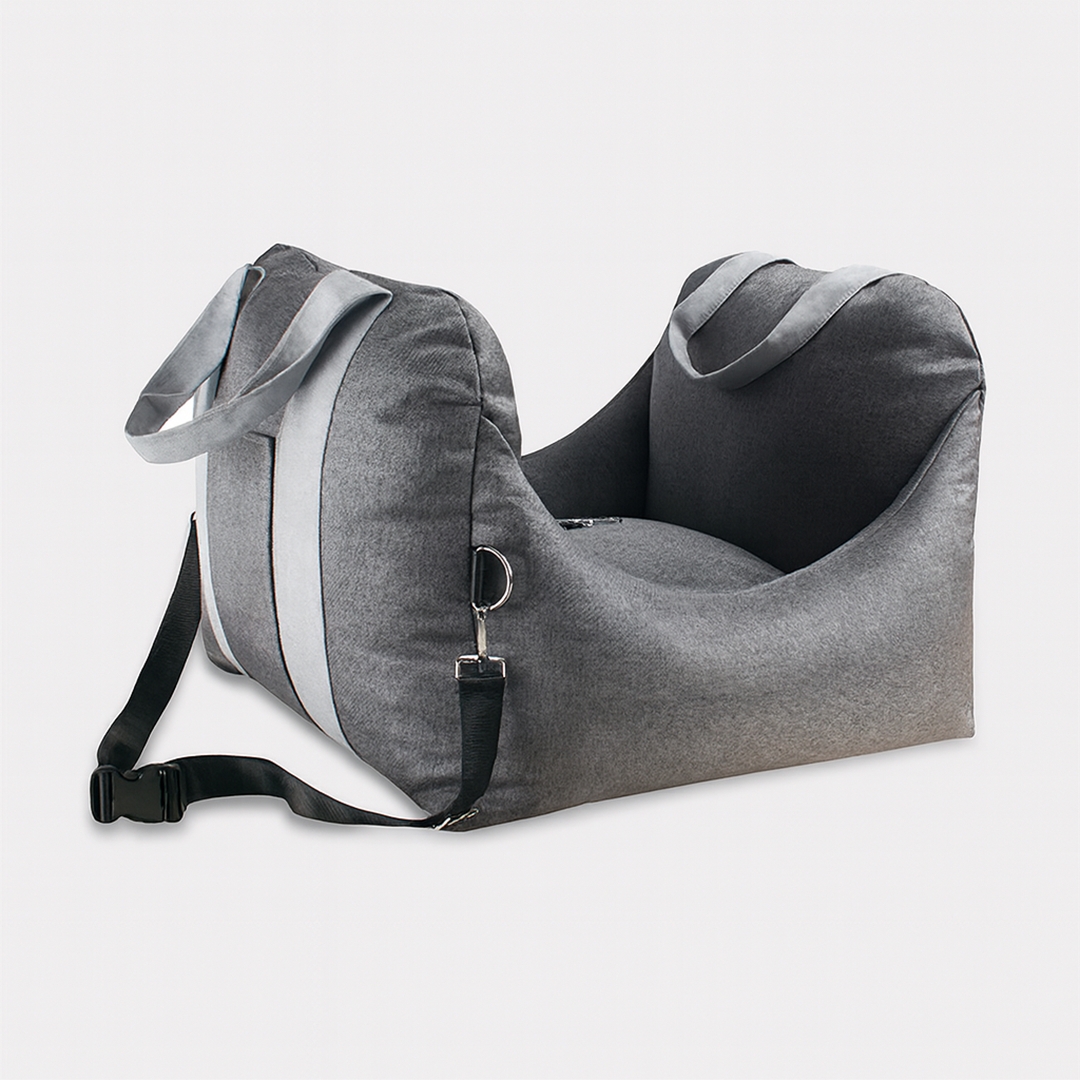 Legowisko Samochodowe dla Psa – Miękkie Przenośne Łóżko z Zdejmowanym Pokrowcem