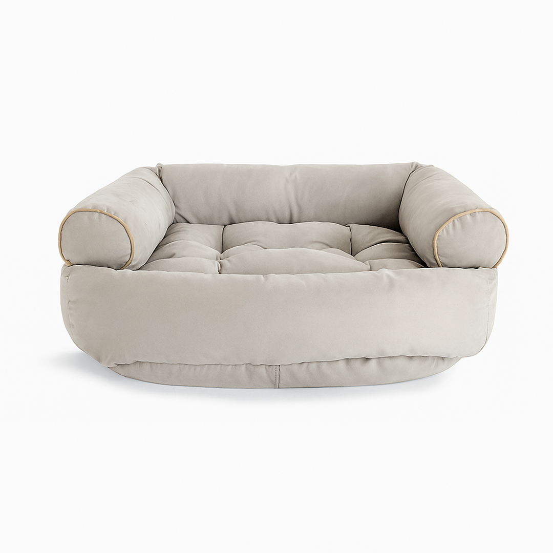 Kanapa dla psa 2-w-1 z wyjmowaną poduszką – Antypoślizgowy spód – Pokrowiec do prania