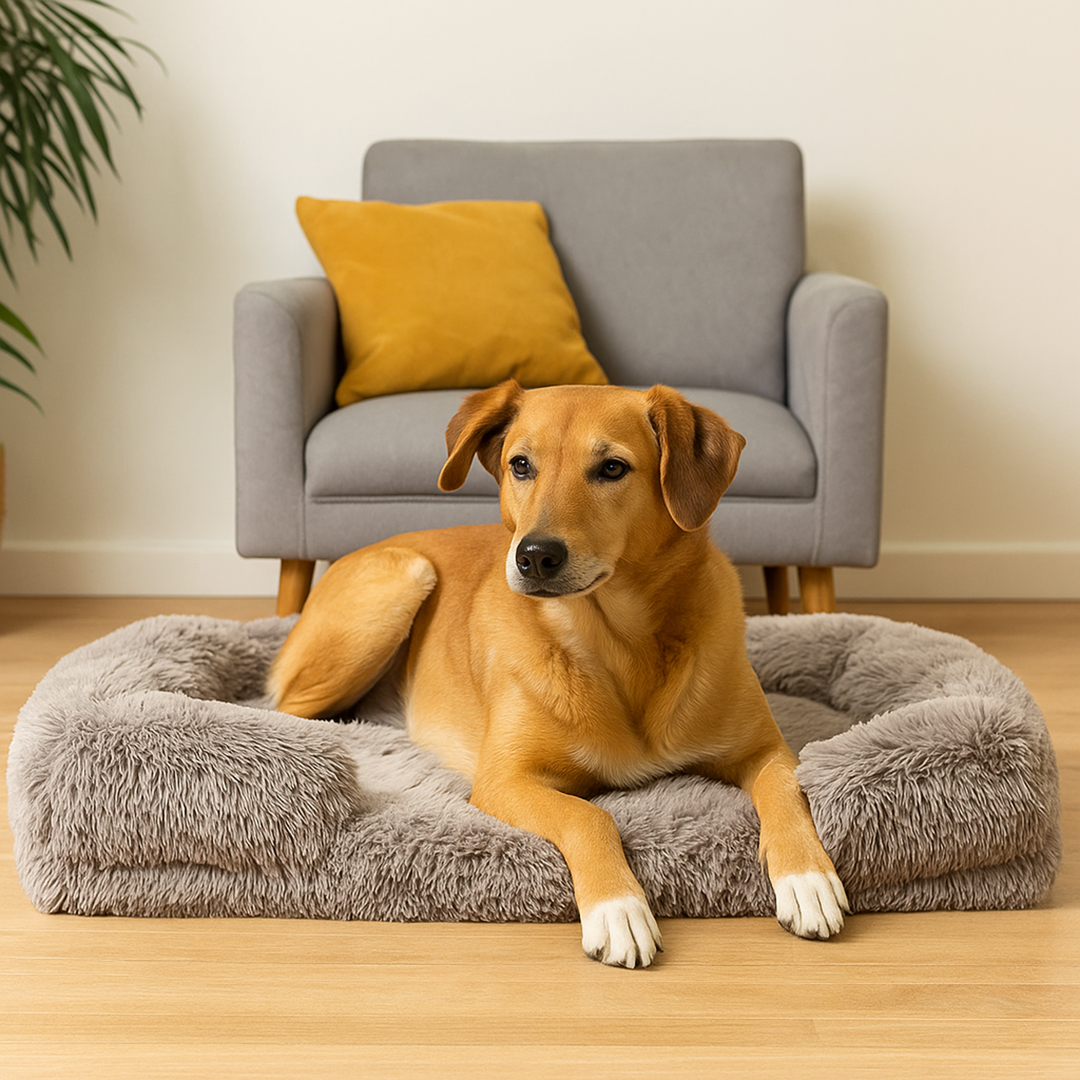 Legowisko Chmurowe dla Psa – Posłanie z Zdejmowanym Pokrowcem – Antypoślizgowy Spód