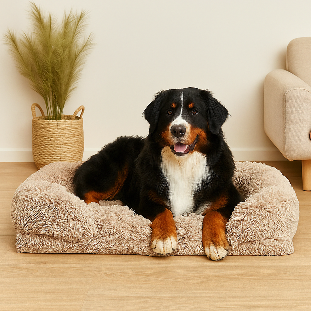 Legowisko Chmurowe dla Psa – Posłanie z Zdejmowanym Pokrowcem – Antypoślizgowy Spód