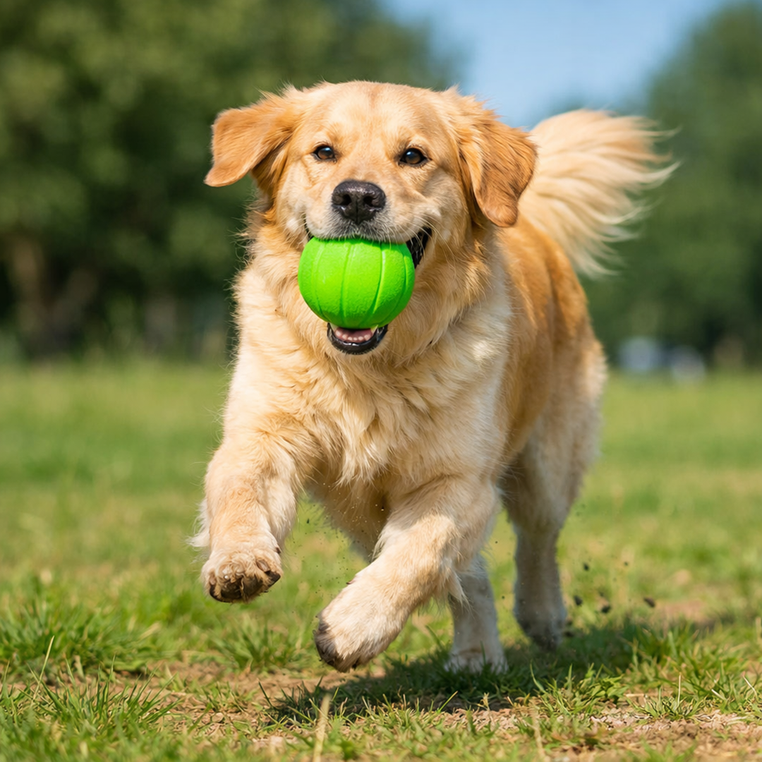 Wytrzymała piłka dla psów